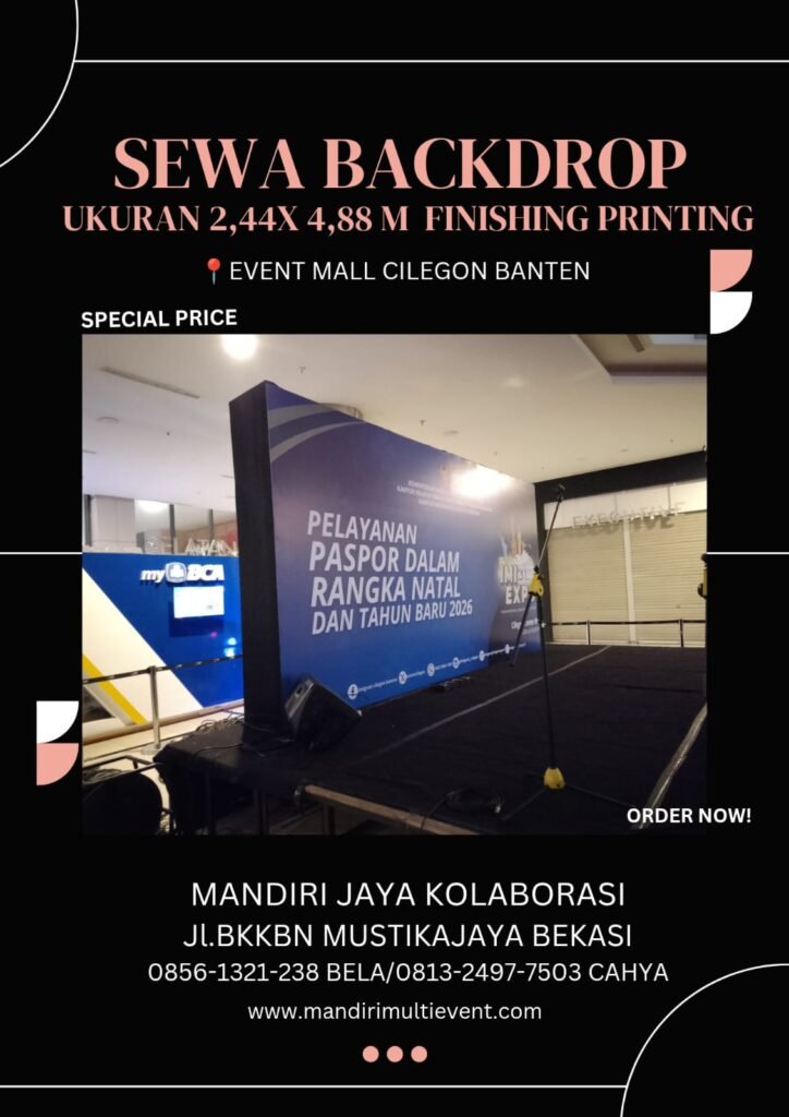 Sewa Gate Dan Backrop Event Cilegon Banten