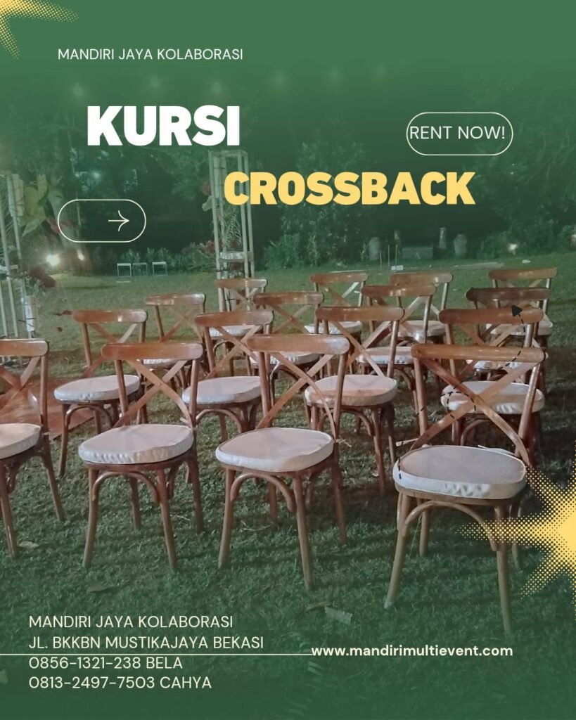 Sewa Kursi Crossback Area Jakarta Selatan