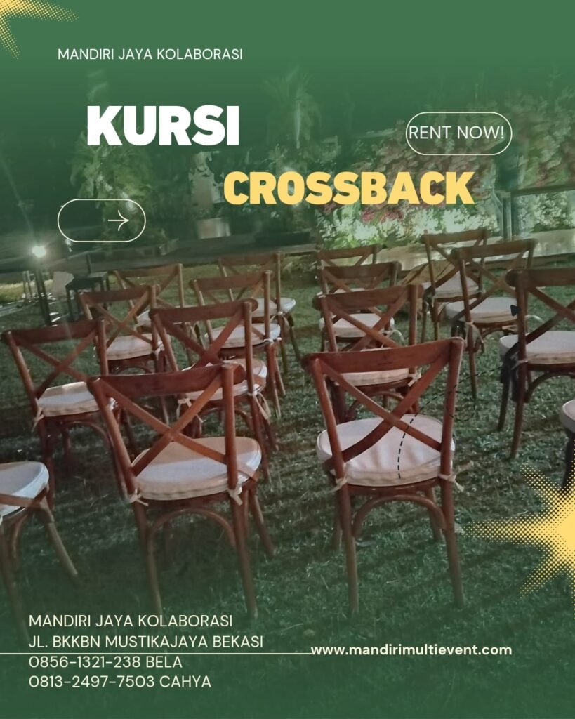 Sewa Kursi Crossback Area Jakarta Selatan