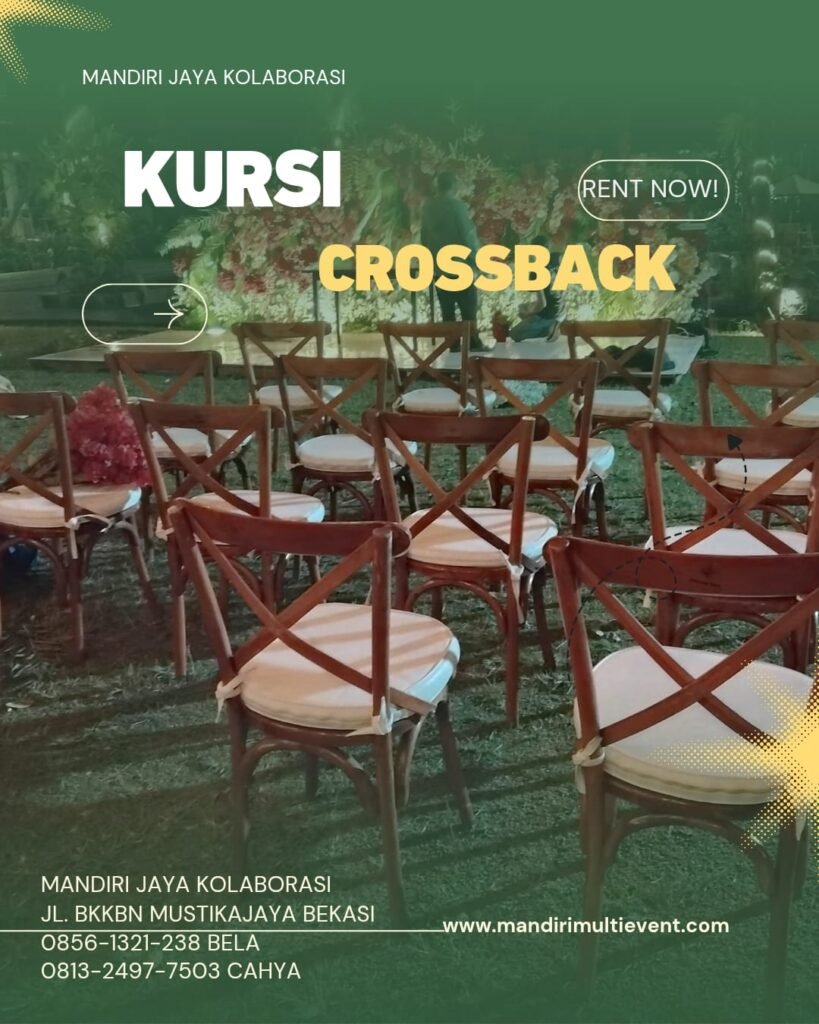Sewa Kursi Crossback Area Jakarta Selatan