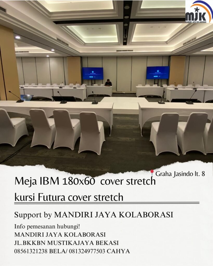 Sewa Meja IBM 180X60 Jakarta Pusat