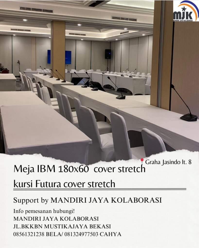 Sewa Meja IBM 180X60 Jakarta Pusat