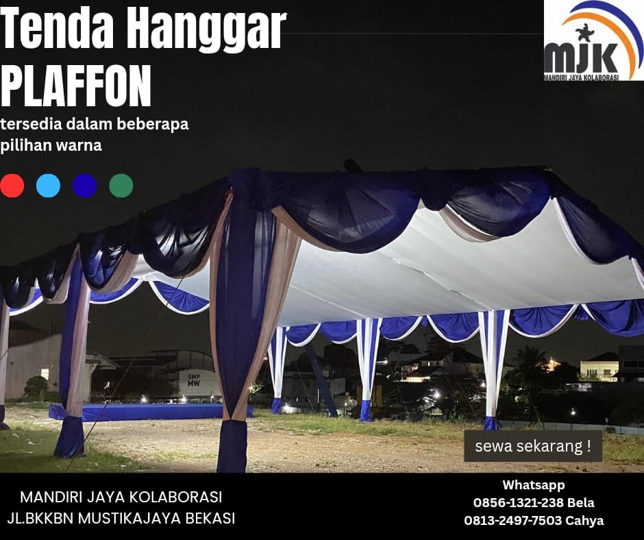 Sewa Tenda Hanggar Plaffon Cibinong Bogor