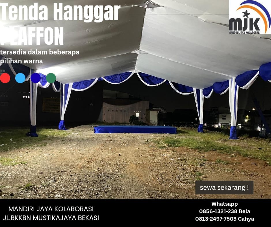 Sewa Tenda Hanggar Plaffon Cibinong Bogor