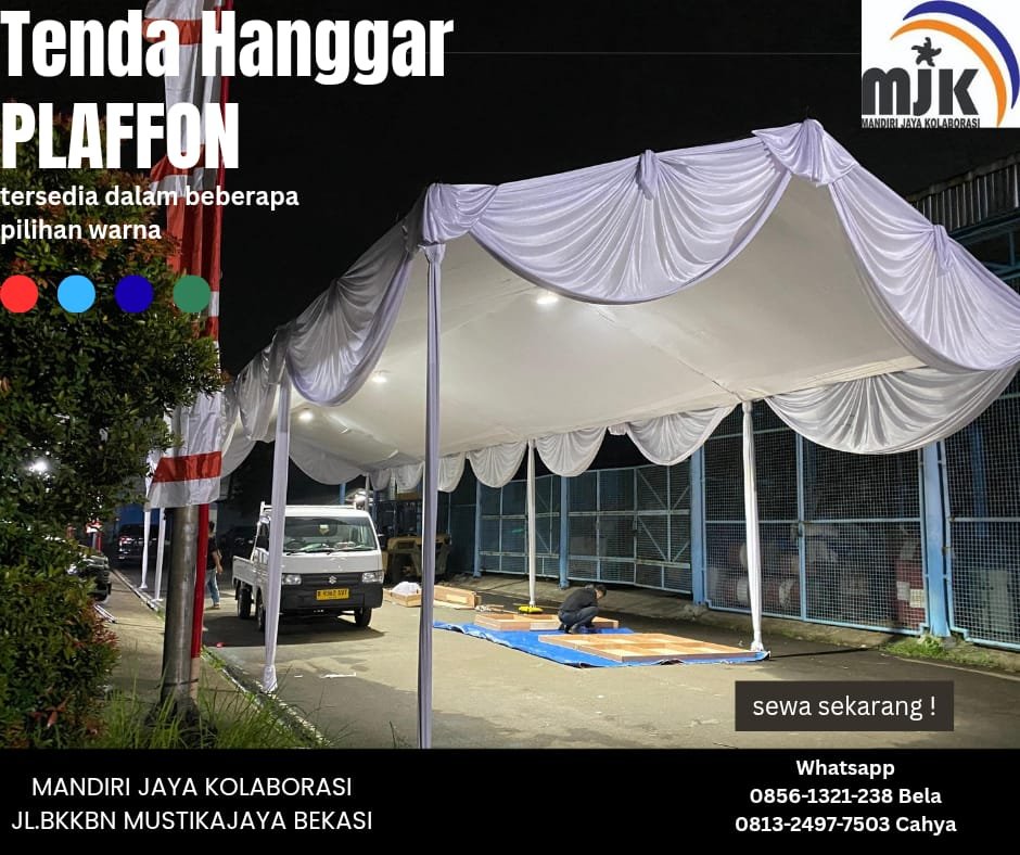 Sewa Tenda Hanggar Plaffon Cibinong Bogor