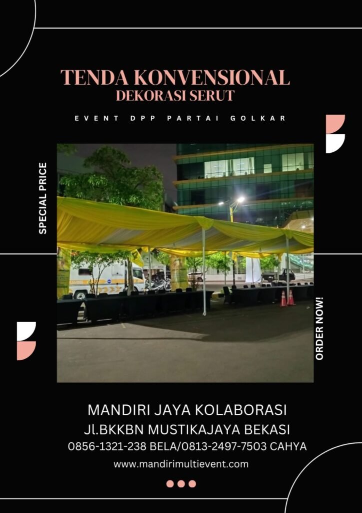 Sewa Tenda Konvensional Jakarta Pusat