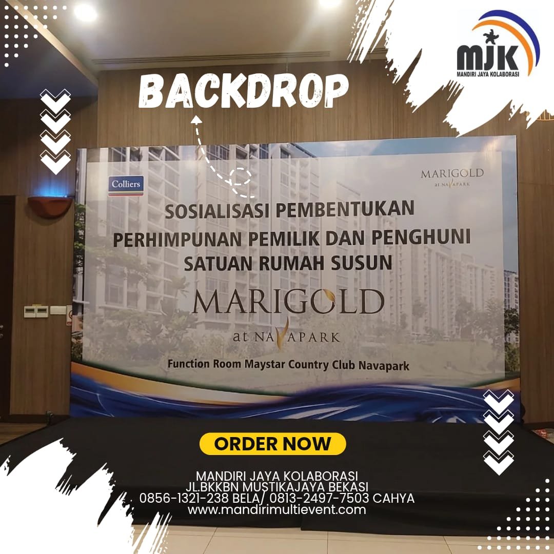 Sewa Backdrop Elegan Jakarta