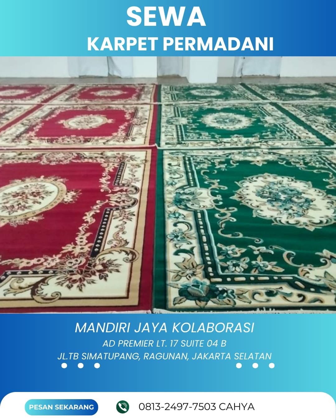Sewa Karpet Permadani Jabodetabek