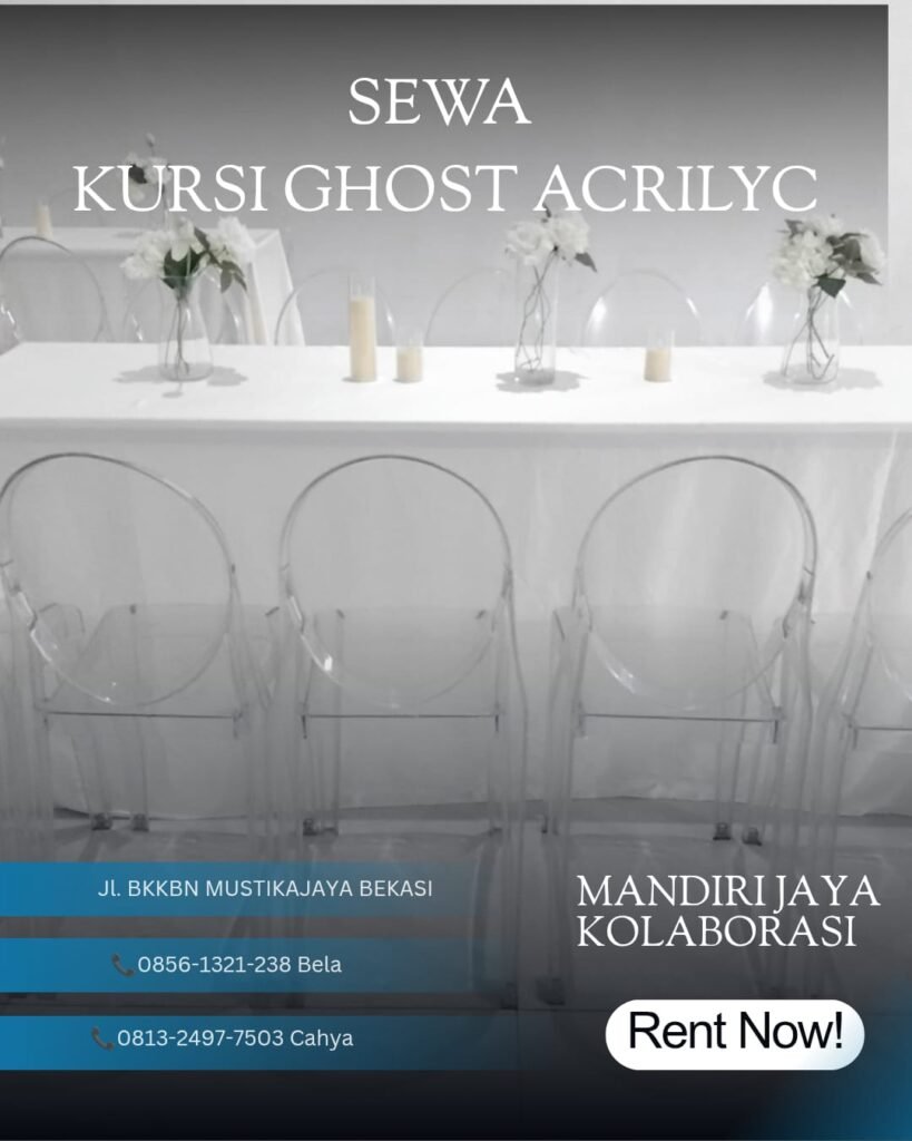Sewa Kursi Ghost Acrilyc  Area Jakarta
