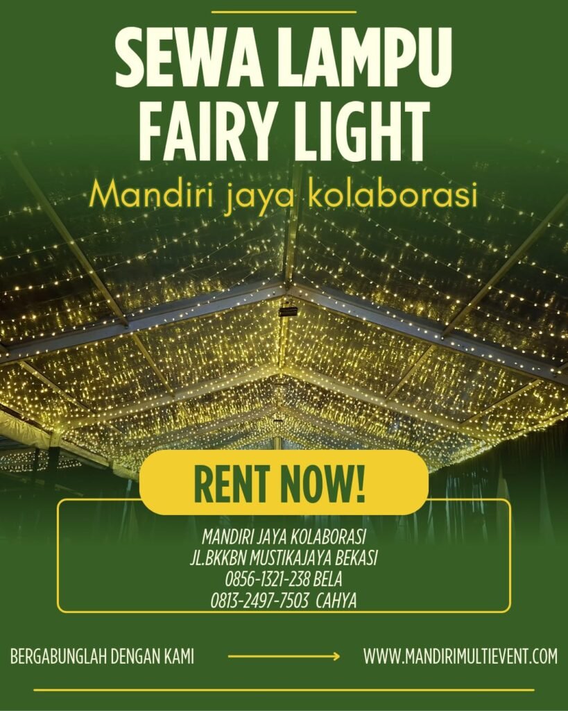 Sewa Lampu Fairy Light Area Jakarta Selatan