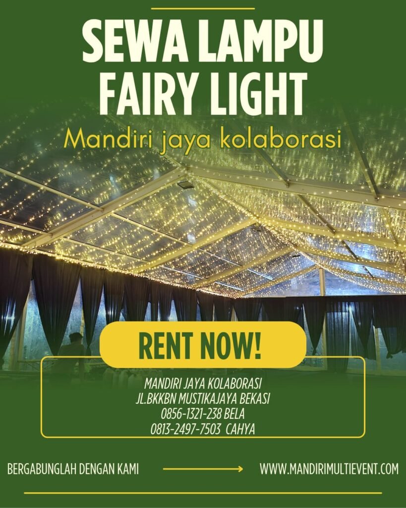 Sewa Lampu Fairy Light Area Jakarta Selatan