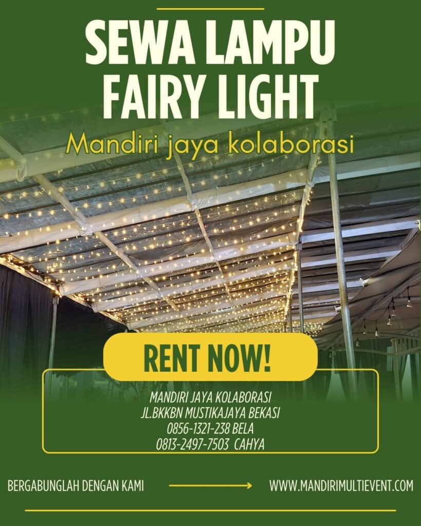 Sewa Lampu Fairy Light Area Jakarta Selatan