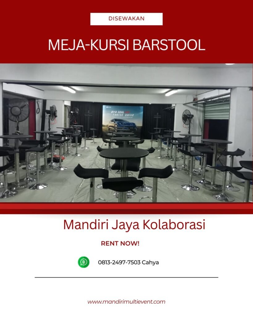 Sewa Meja Dan Kursi Barstool Jakarta