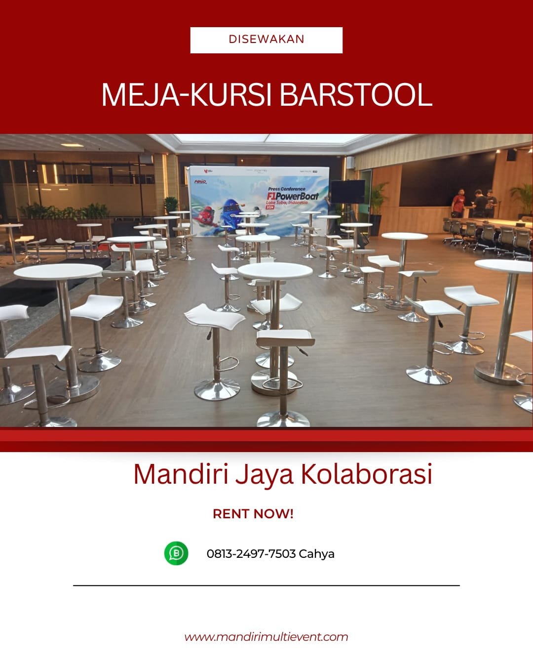 Sewa Meja Dan Kursi Barstool Jakarta