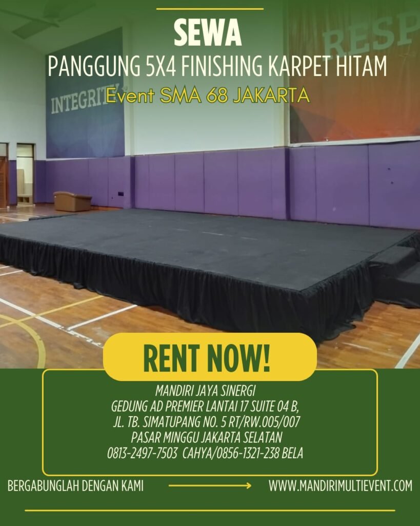 Sewa Panggung Karpet Hitam Jakarta