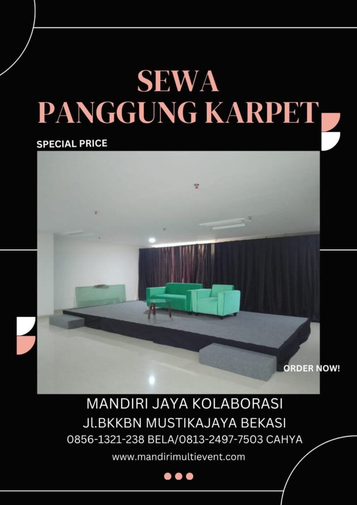 Sewa Panggung Karpet Jabodetabek
