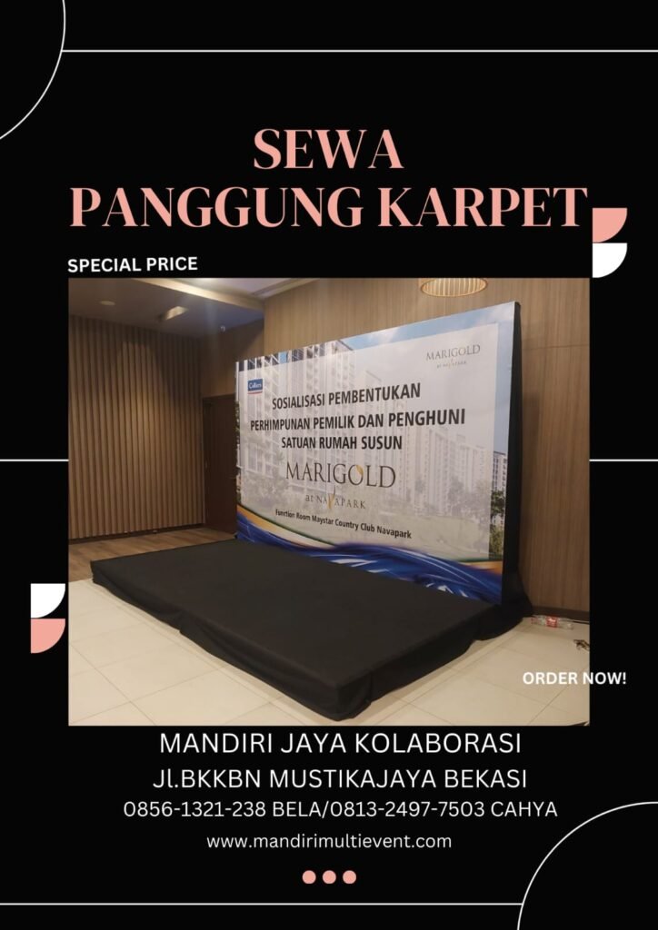 Sewa Panggung Karpet Jabodetabek