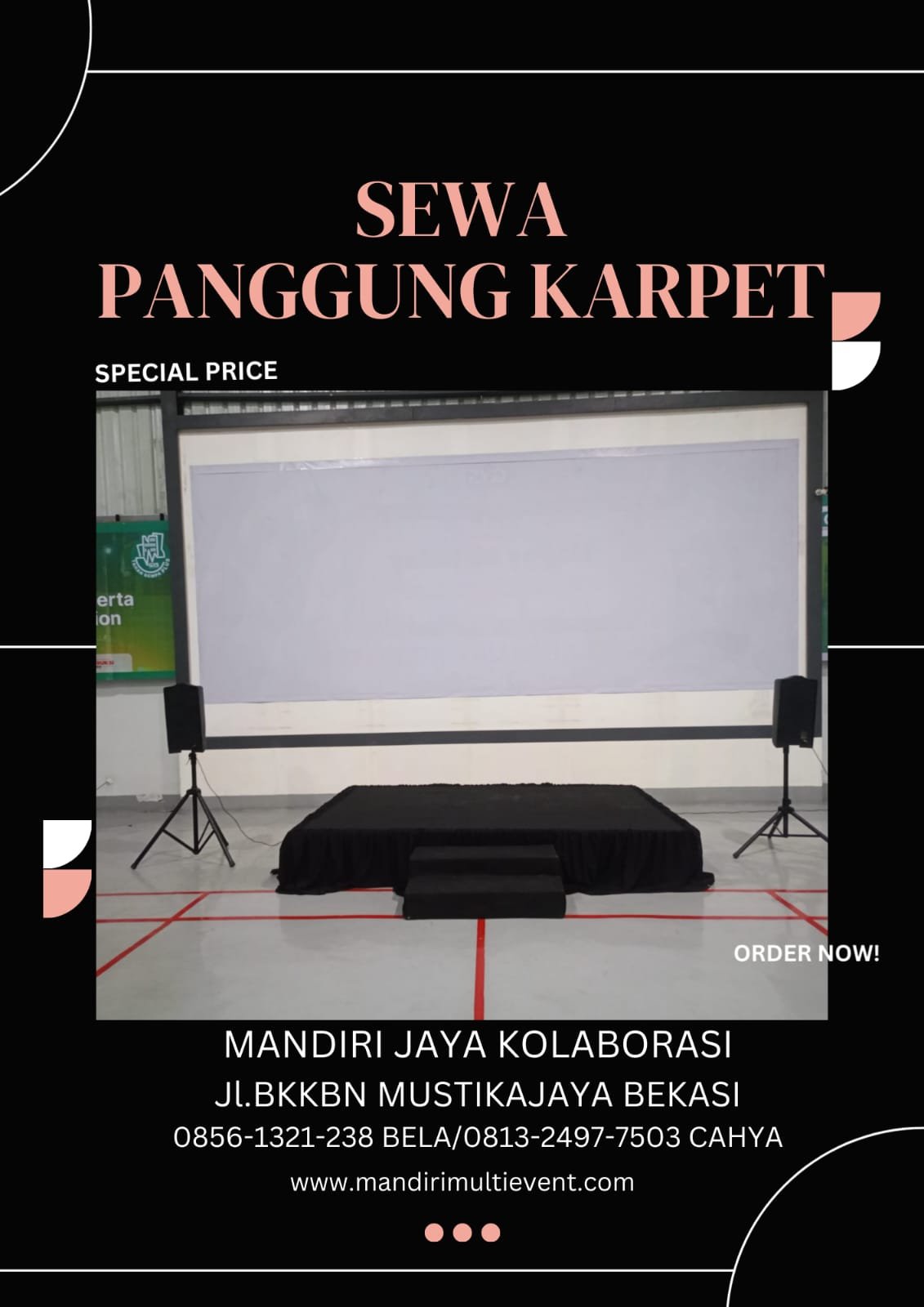 Sewa Panggung Karpet Jabodetabek