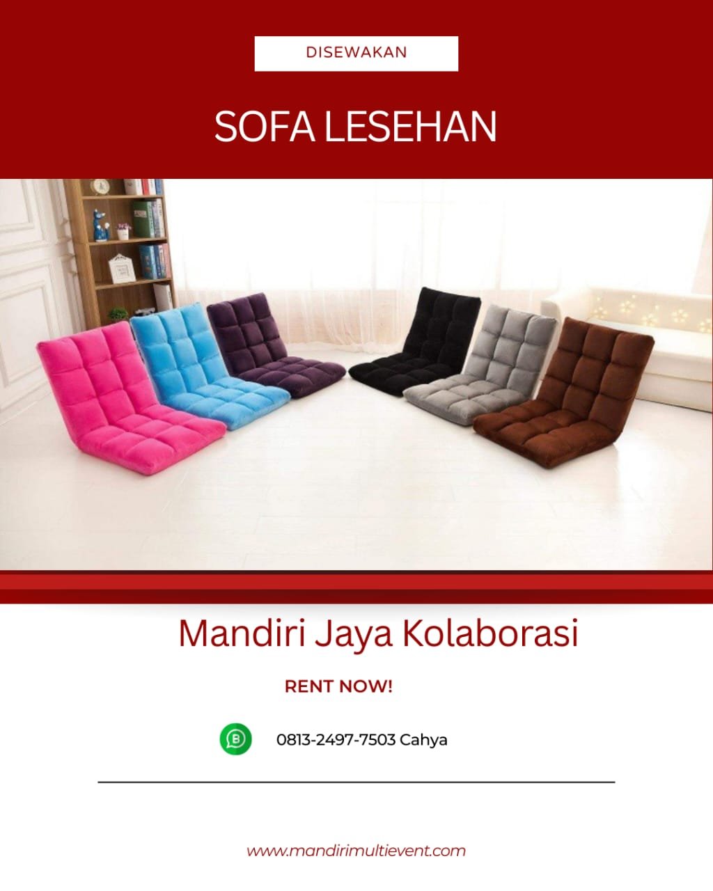 Sewa Sofa Lesehan Berkualitas Jakarta Selatan