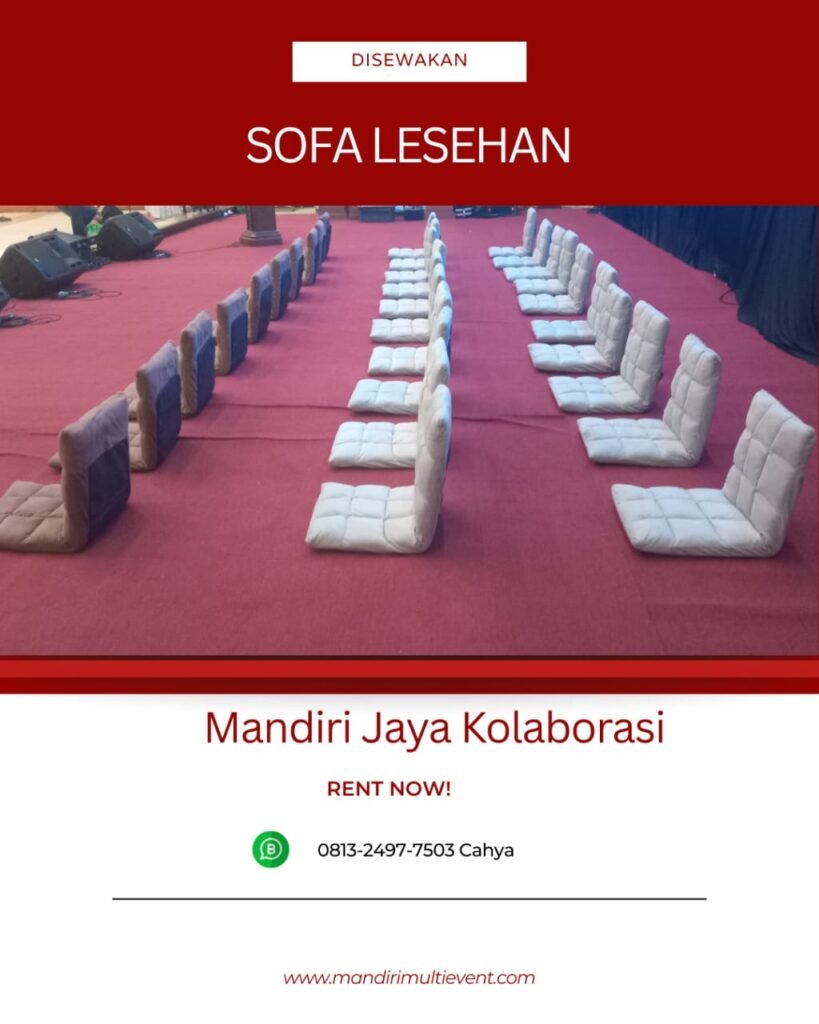 Sewa Sofa Lesehan Berkualitas Jakarta Selatan