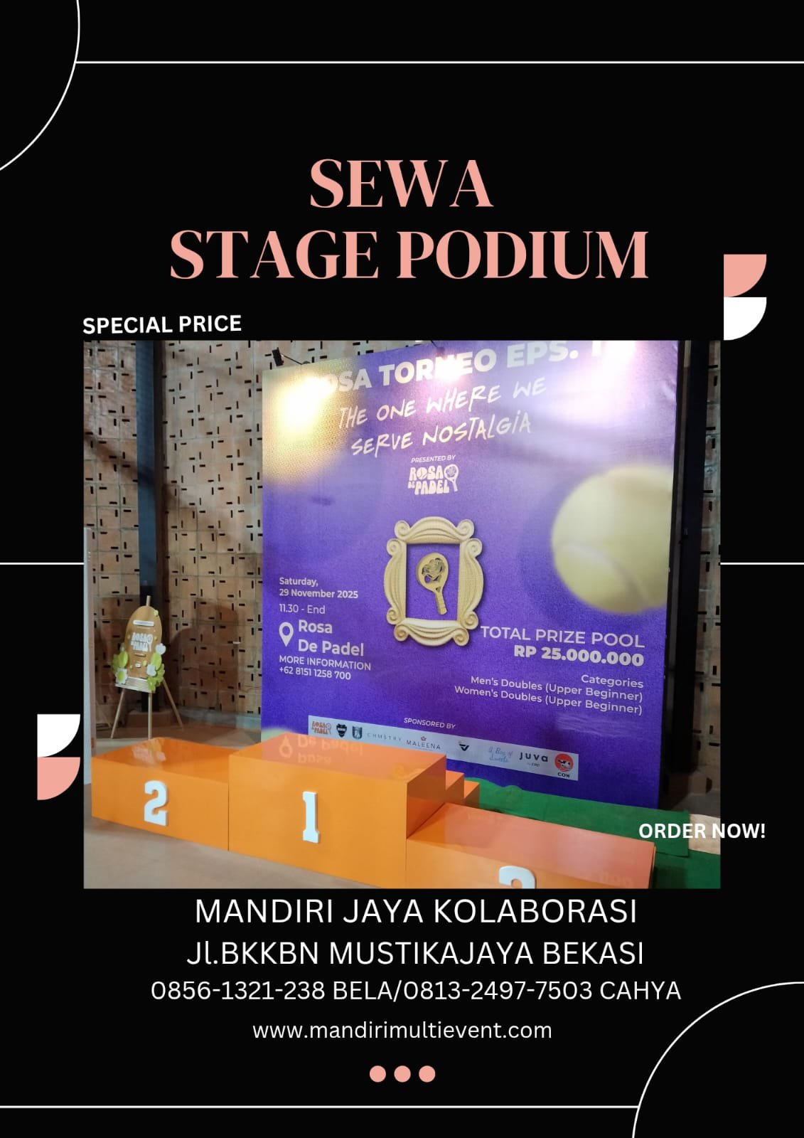Sewa Stage Atau Podium Juara Area Jakarta