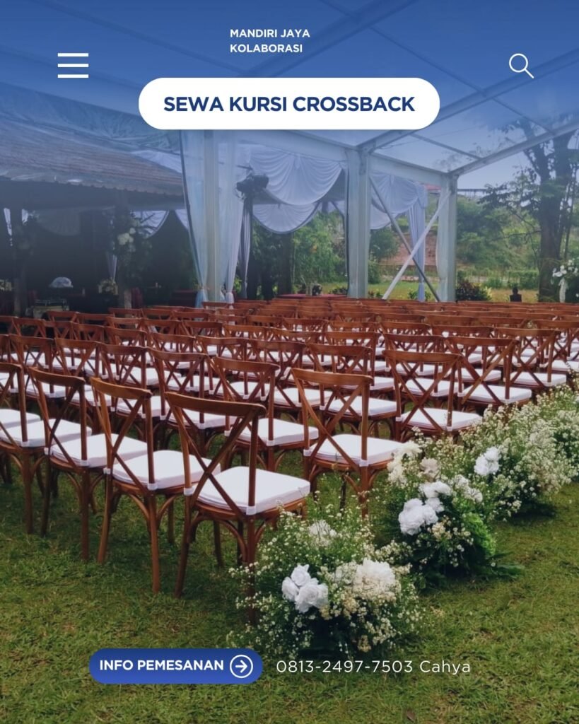 PUSAT SEWA KURSI CROSSBACK JABODETABEK