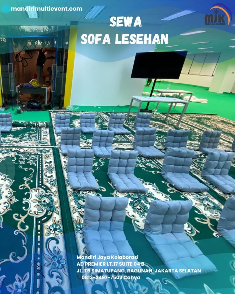 PUSAT SEWA SOFA LESEHAN JABODETABEK