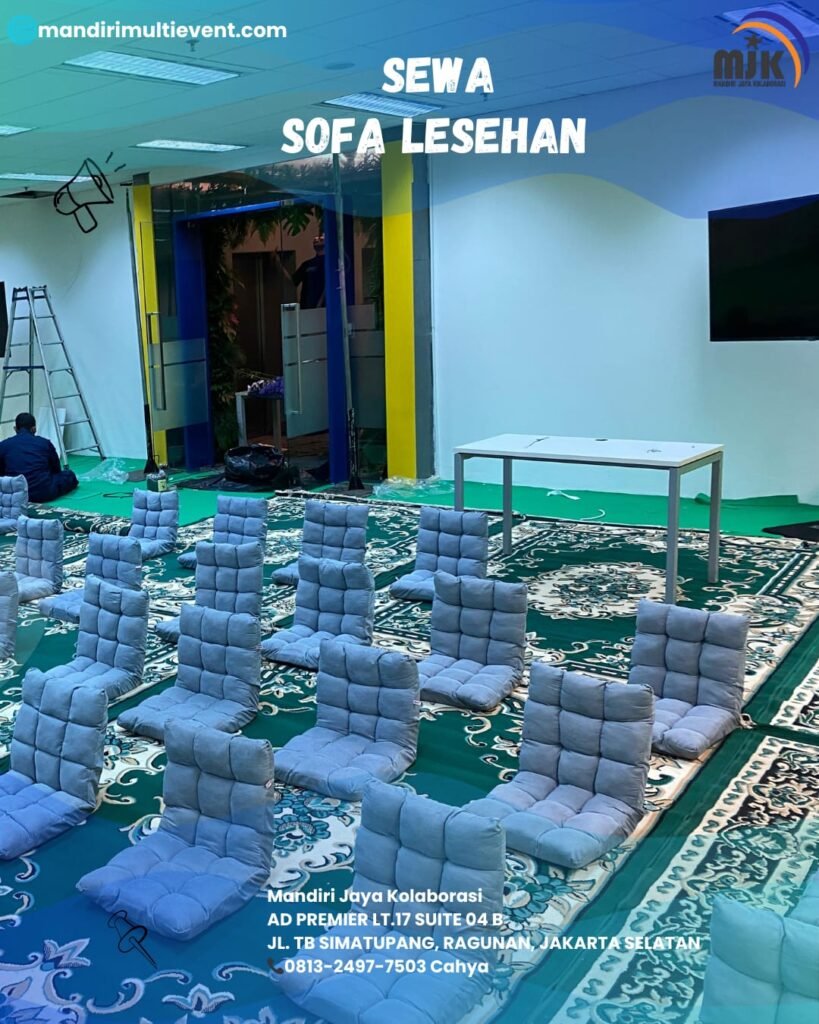 PUSAT SEWA SOFA LESEHAN JABODETABEK