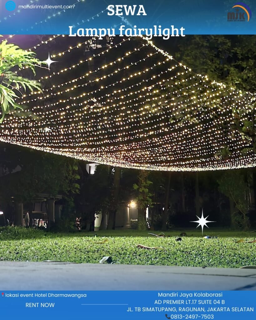 SEWA LAMPU FAIRY LIGHT AREA JABODETABEK