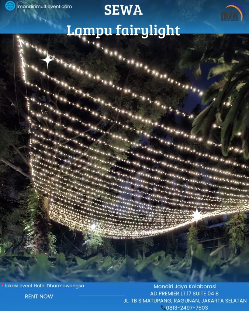 SEWA LAMPU FAIRY LIGHT AREA JABODETABEK