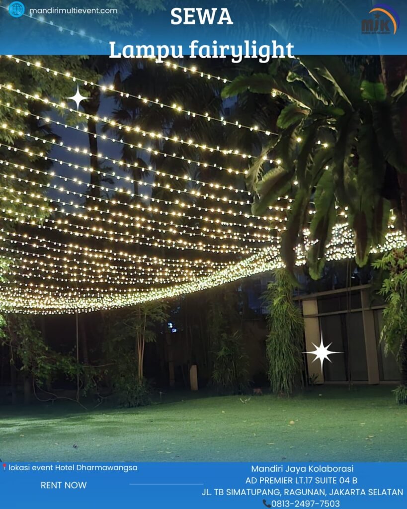 SEWA LAMPU FAIRY LIGHT AREA JABODETABEK