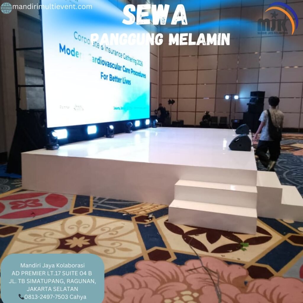 SEWA PANGGUNG MELAMIN AREA JAKARTA