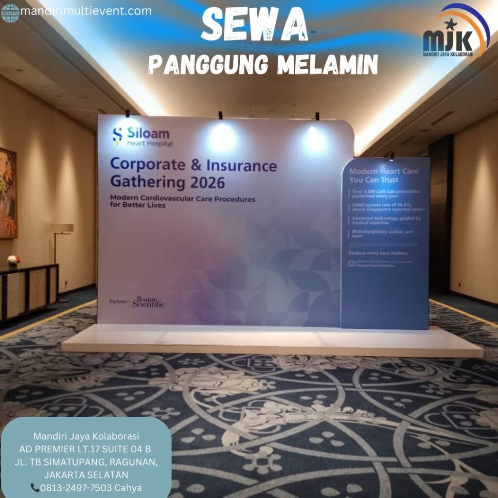 SEWA PANGGUNG MELAMIN AREA JAKARTA