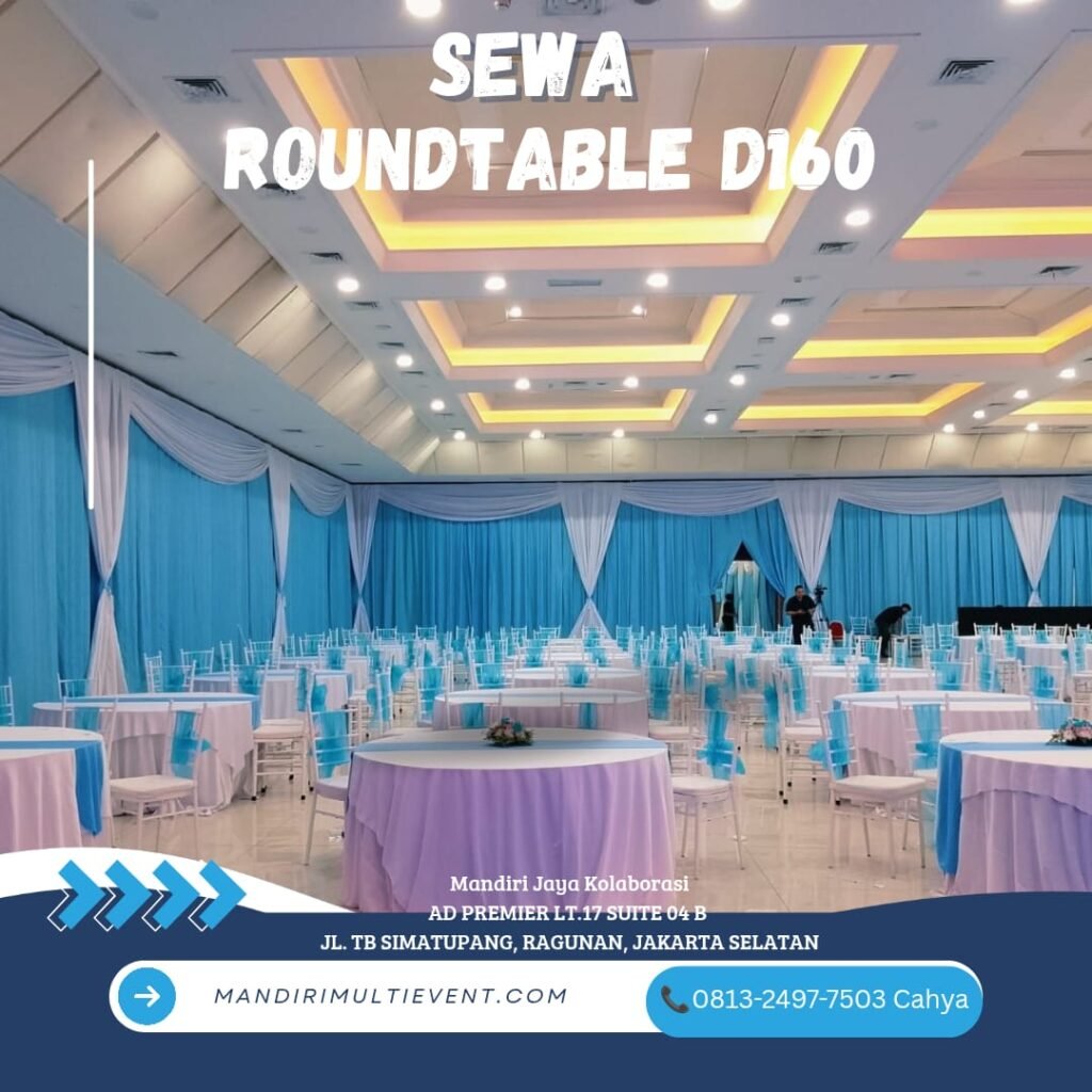 SEWA ROUNDTABLE D160 AREA JAKARTA