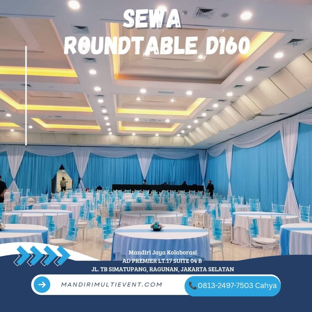 SEWA ROUNDTABLE D160 AREA JAKARTA