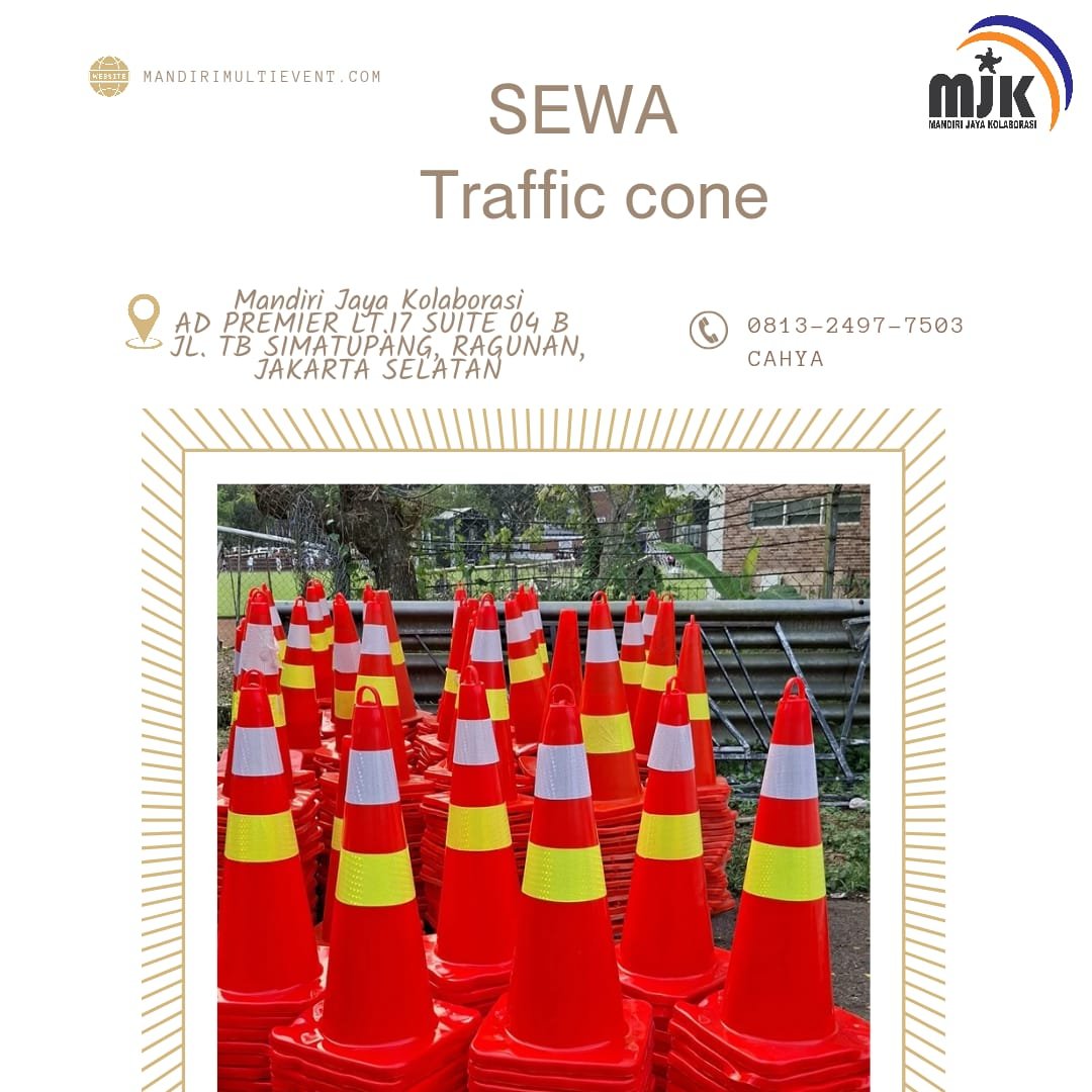 SEWA TRAFFIC CONE AREA JABODETABEK