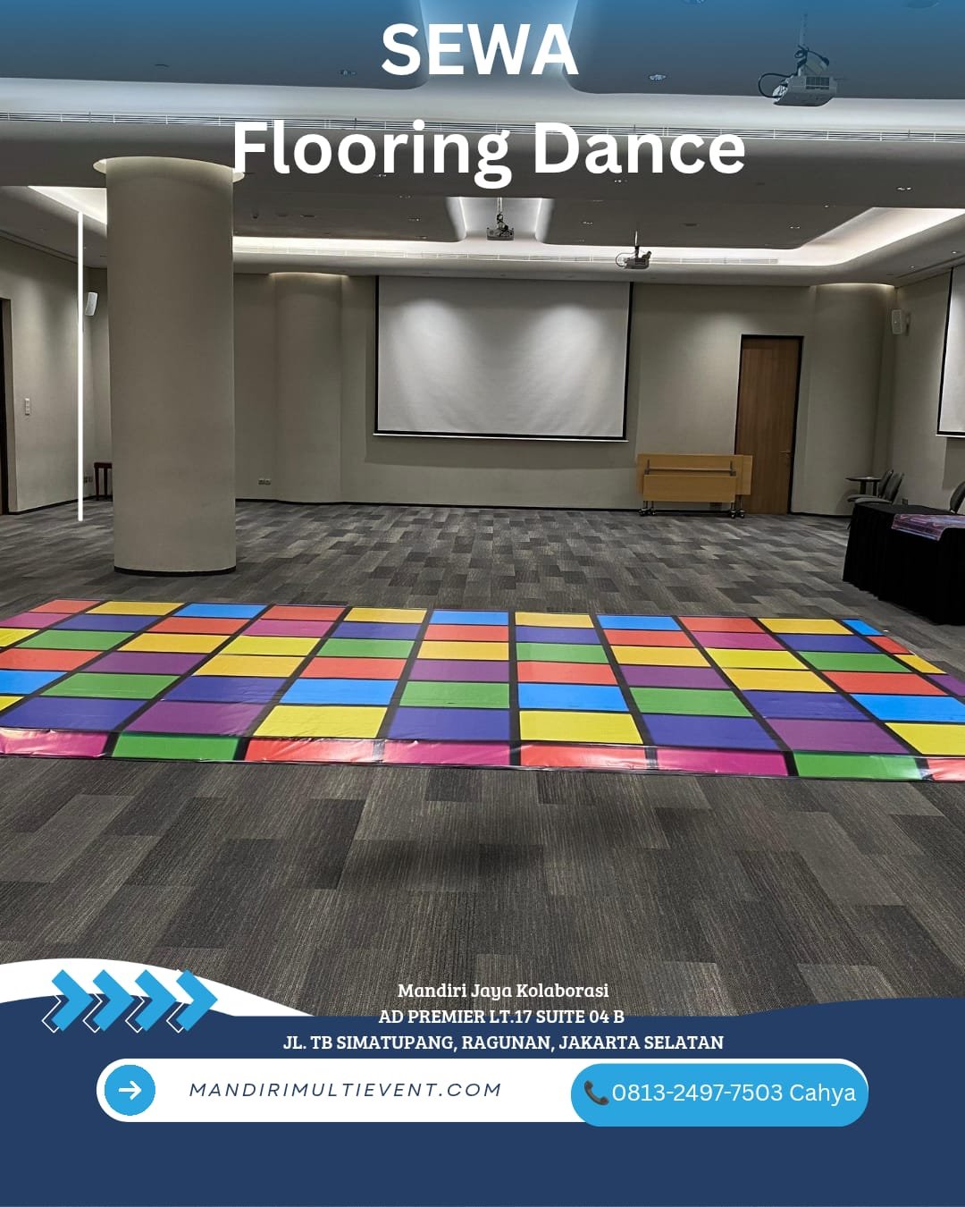 Sewa Flooring Dance Area Jakarta Selatan