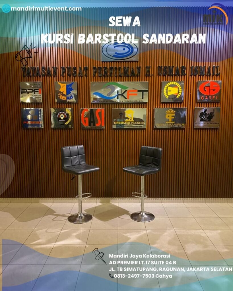 Sewa Kursi Barstool Sandaran Jakarta