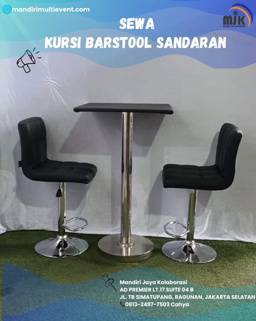 Sewa Kursi Barstool Sandaran Jakarta