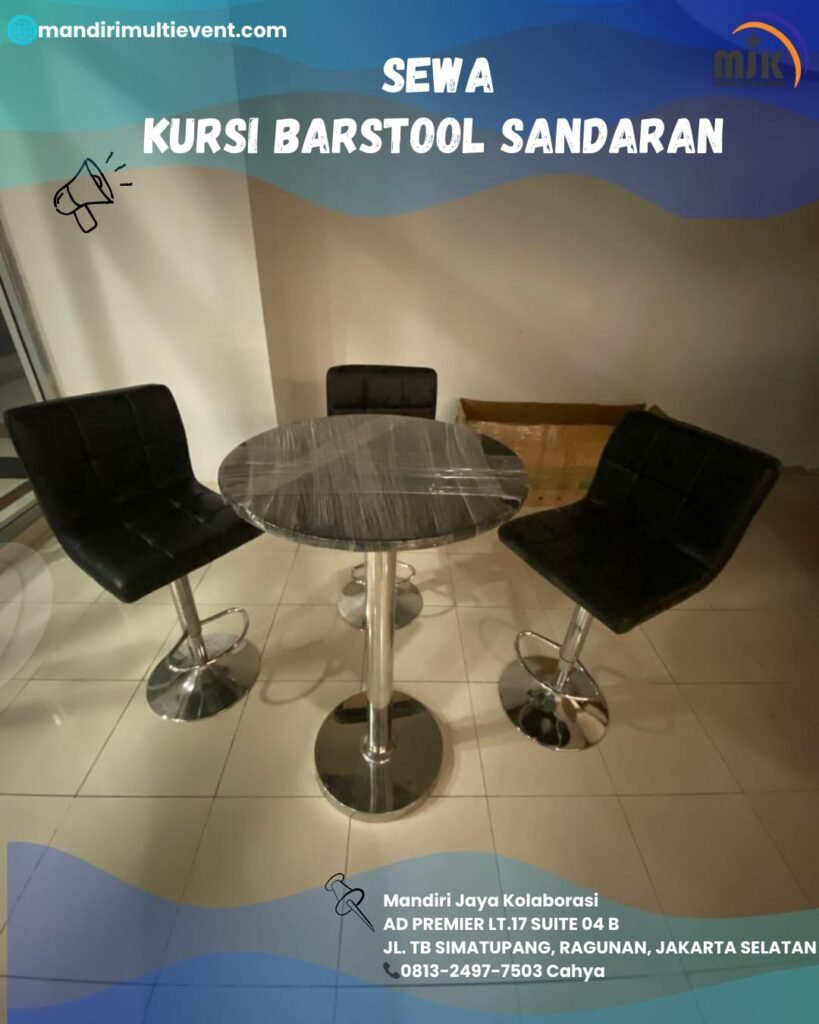Sewa Kursi Barstool Sandaran Jakarta