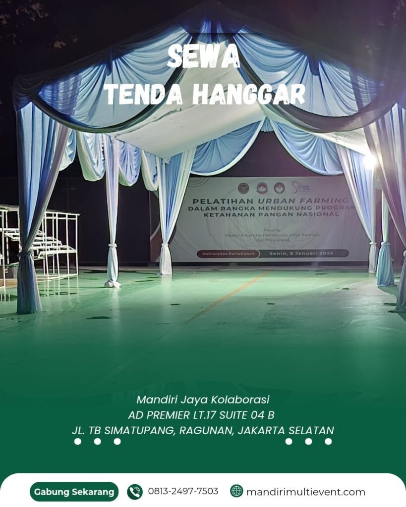 Sewa Tenda Hanggar Plafon Jakarta Barat