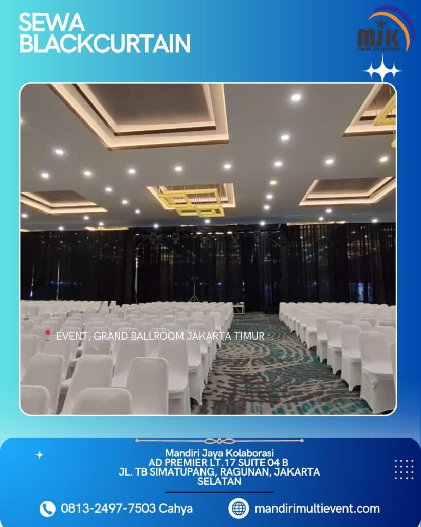 SEWA BLACKCURTAIN AREA JABODETABEK