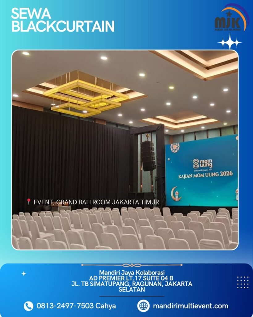 SEWA BLACKCURTAIN AREA JABODETABEK