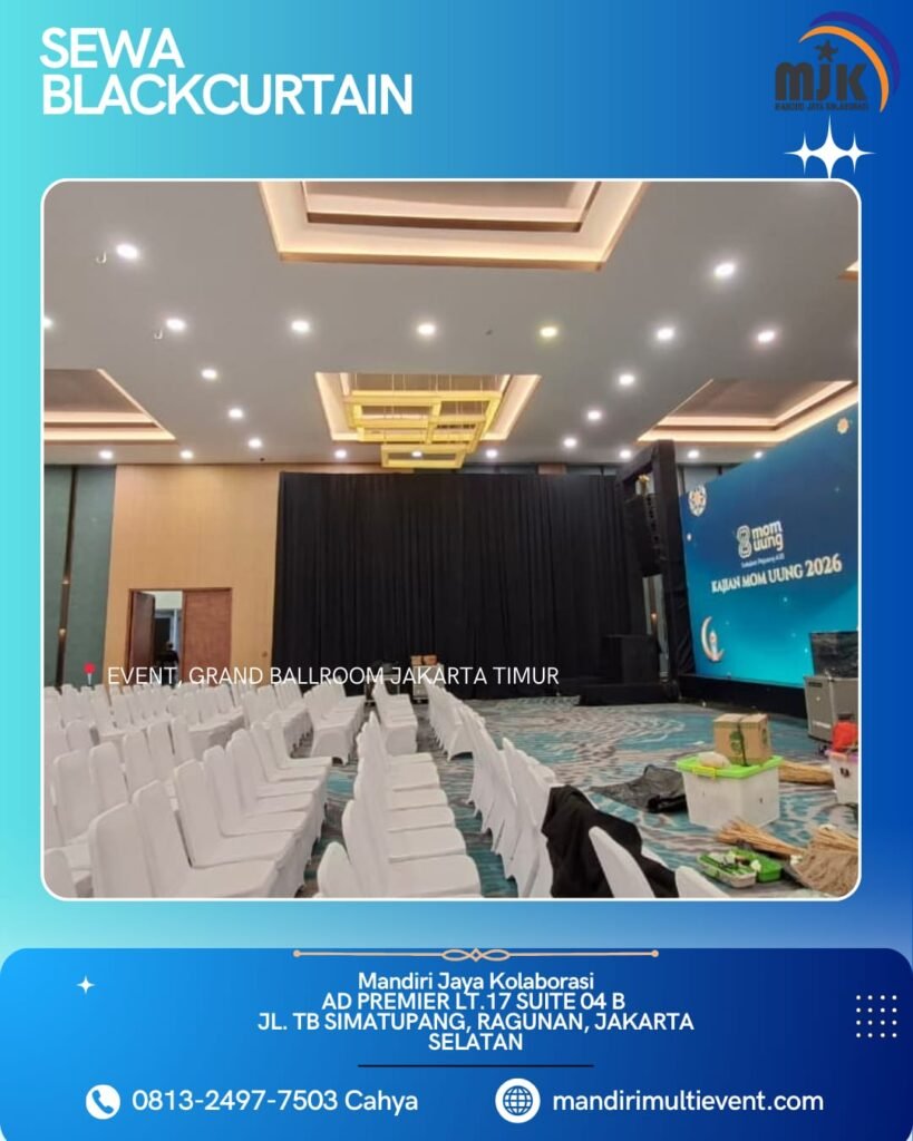 SEWA BLACKCURTAIN AREA JABODETABEK