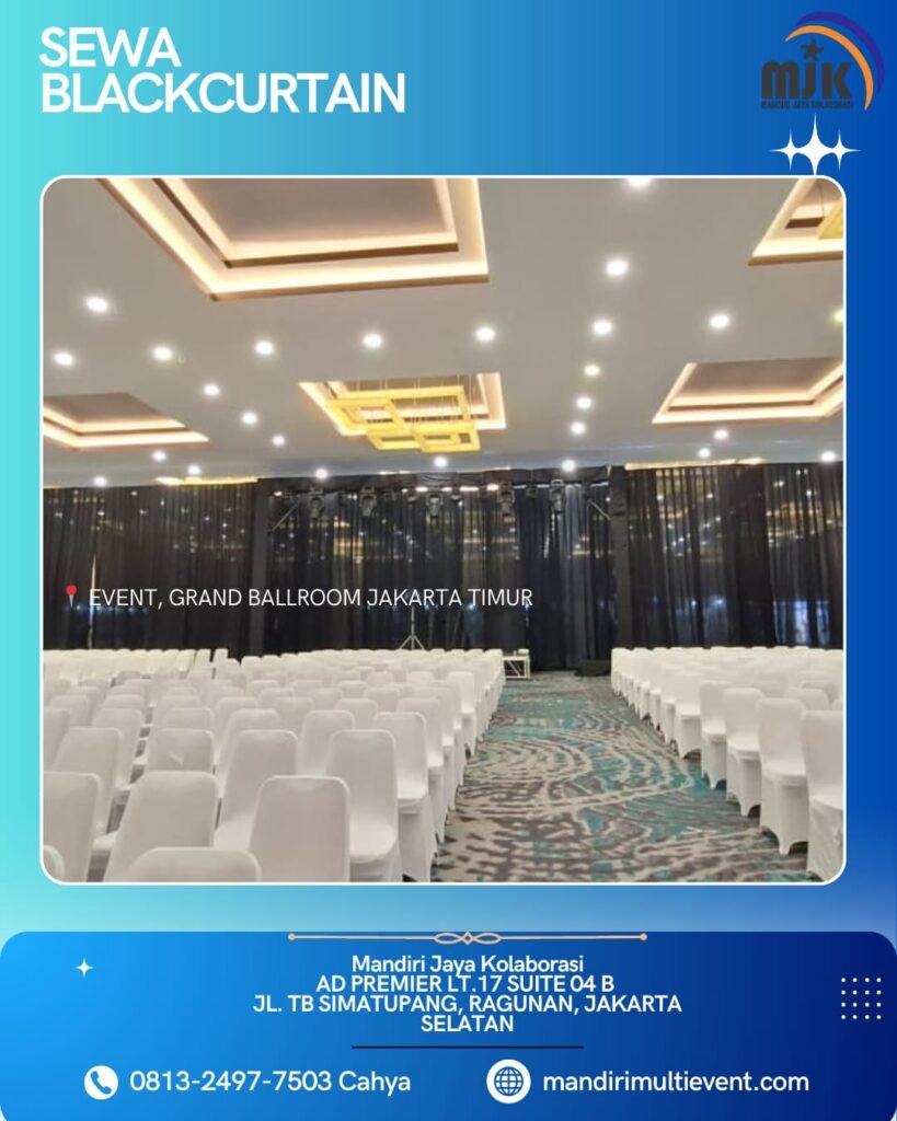 SEWA BLACKCURTAIN AREA JABODETABEK