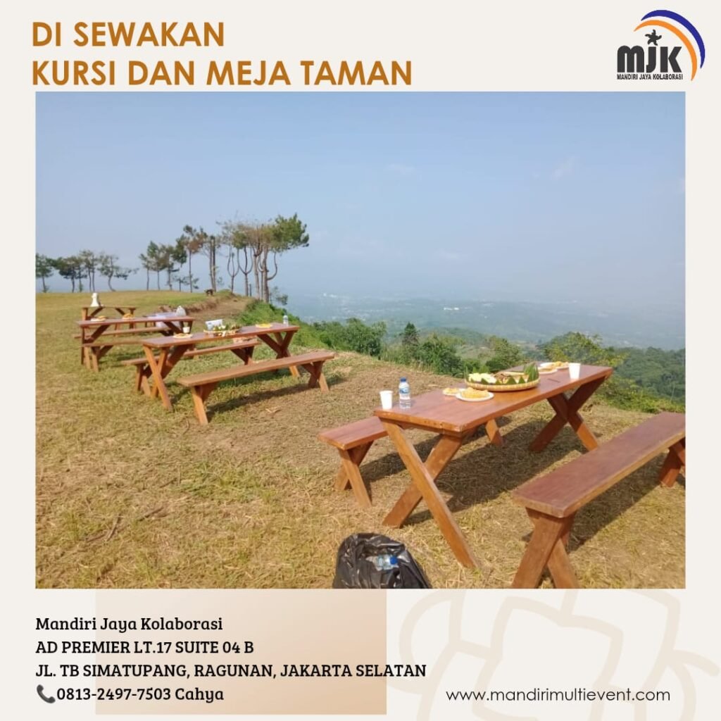 SEWA KURSI DAN MEJA TAMAN JAKARTA