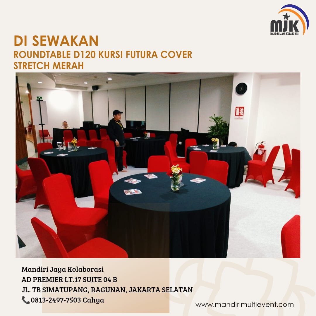 SEWA ROUNDTABLE D120 DAN KURSI FUTURA