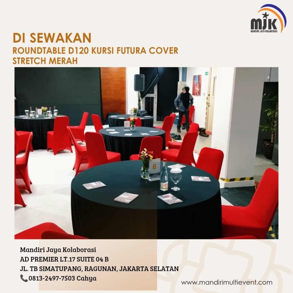 SEWA ROUNDTABLE D120 DAN KURSI FUTURA