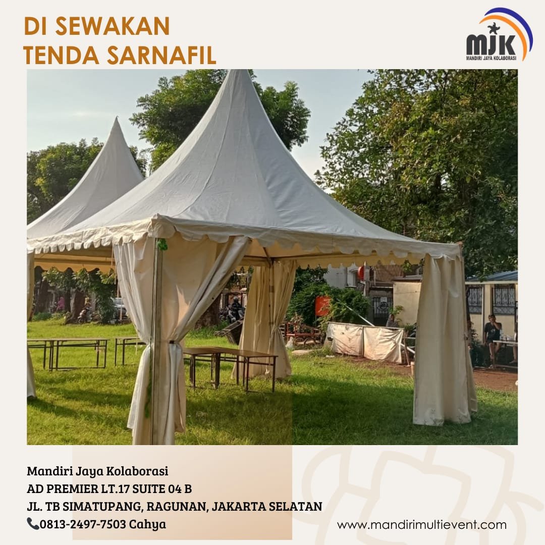 SEWA TENDA SARNAFIL AREA JABODETABEK