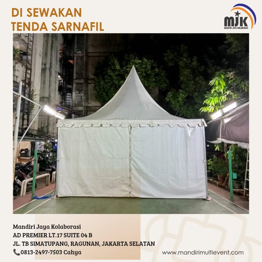 SEWA TENDA SARNAFIL AREA JABODETABEK